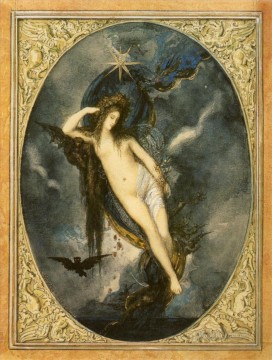  Noche Arte - noche Simbolismo bíblico mitológico Gustave Moreau